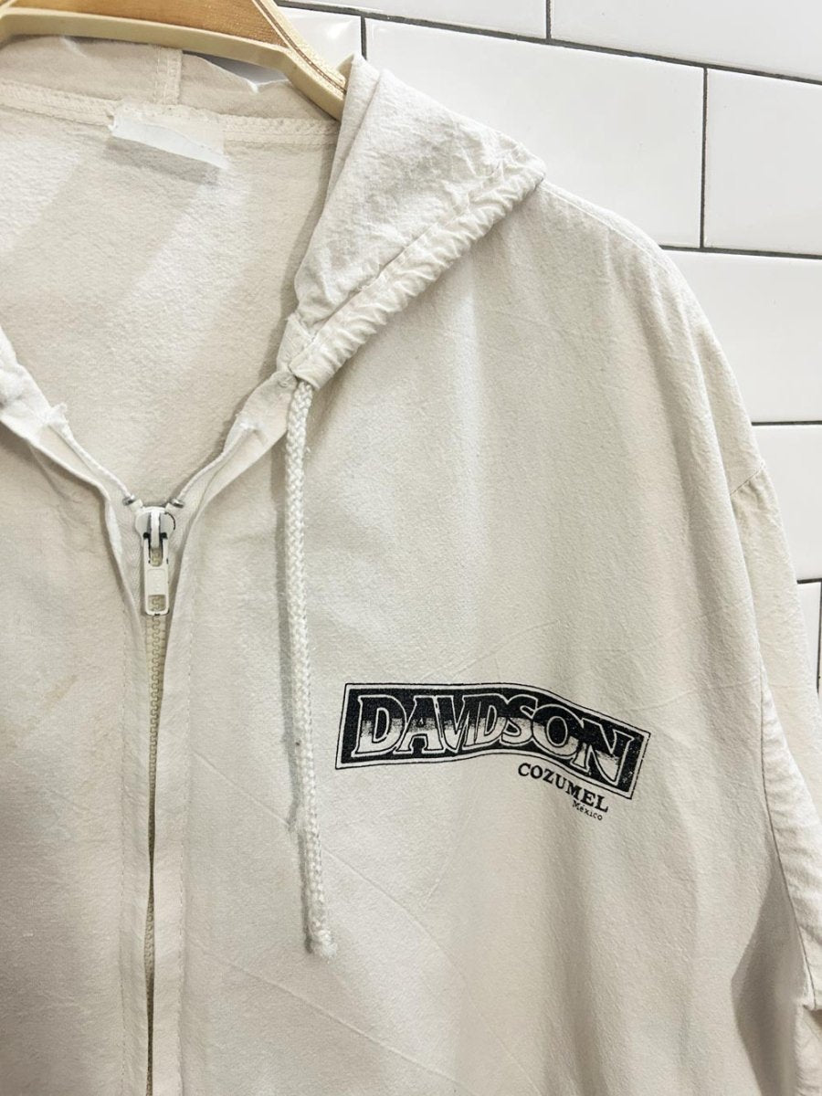 vintage 90s harley davidson cozumel beach hoodie - good market thrift store