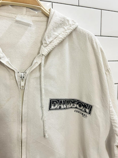 vintage 90s harley davidson cozumel beach hoodie - good market thrift store