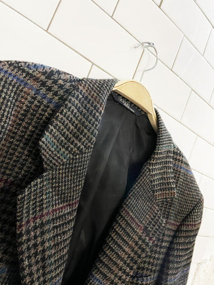 vintage polo ralph lauren 100% wool tweed blazer | union made - good market thrift store