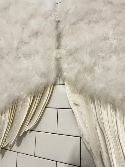 real feather angel wings - good market thrift store