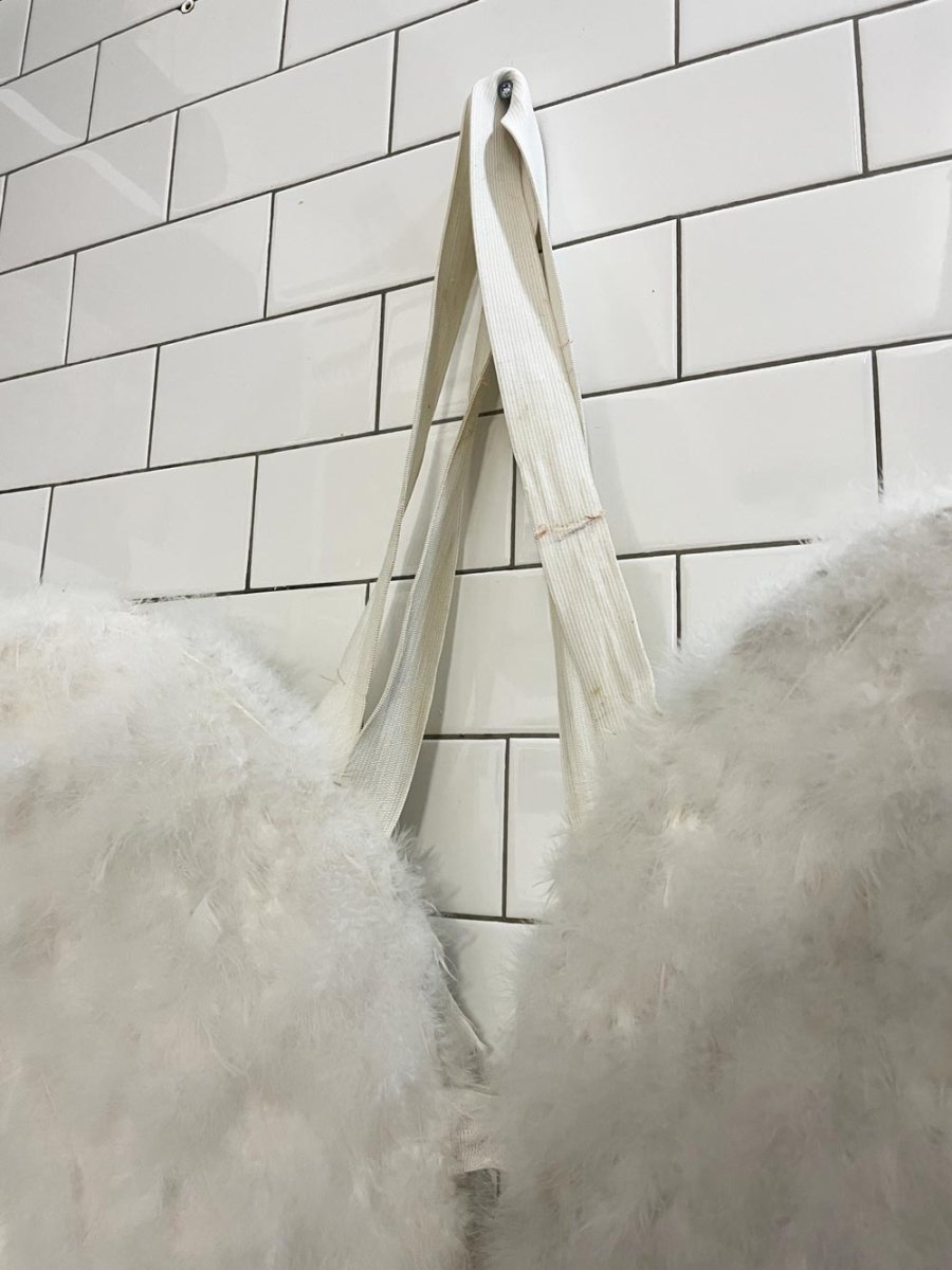 real feather angel wings - good market thrift store