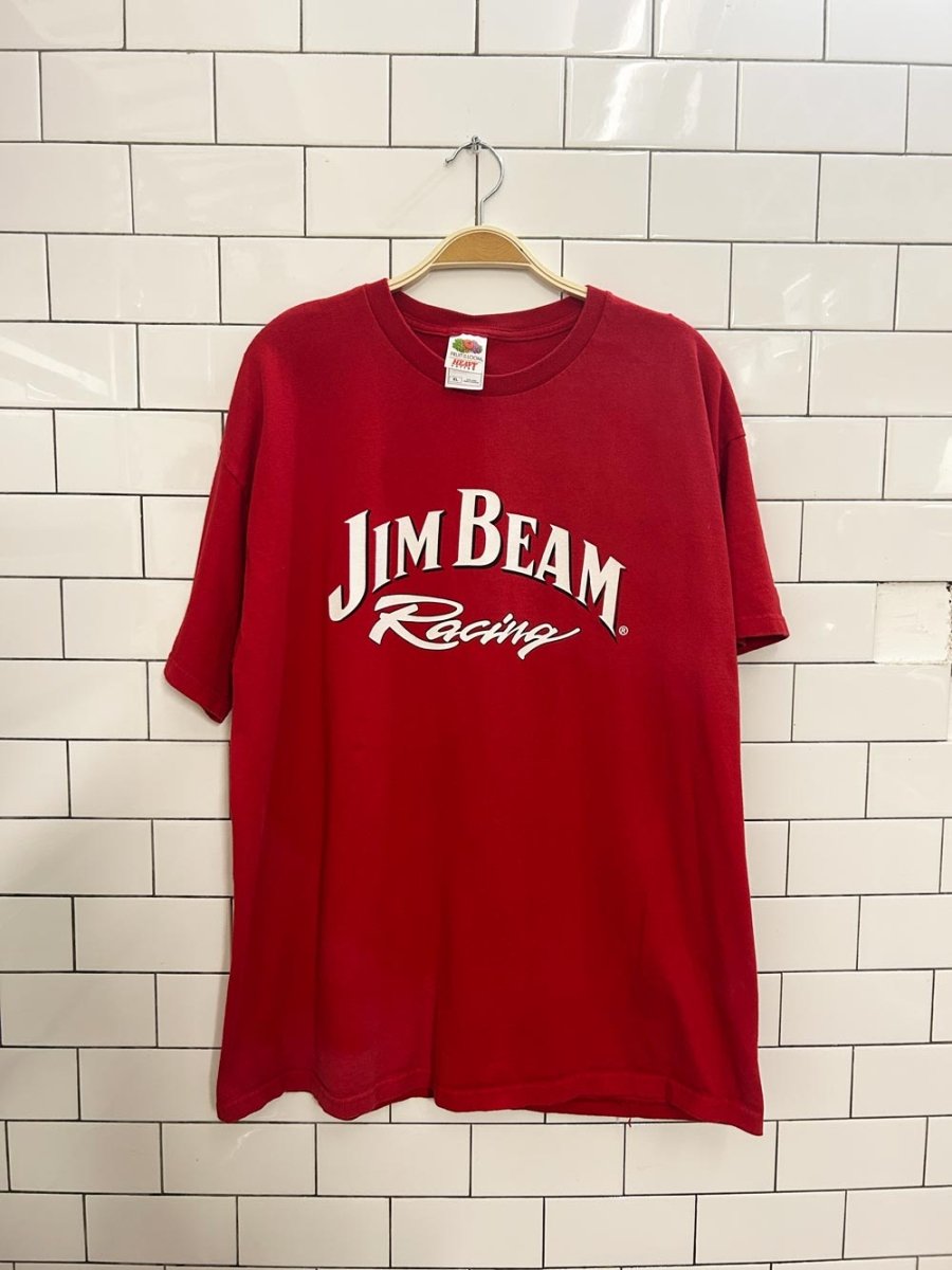 vintage 00s jim bean racing tee - good market thrift store
