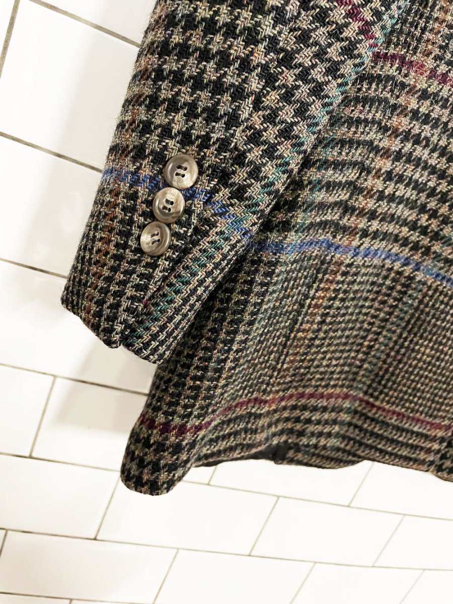 vintage polo ralph lauren 100% wool tweed blazer | union made - good market thrift store