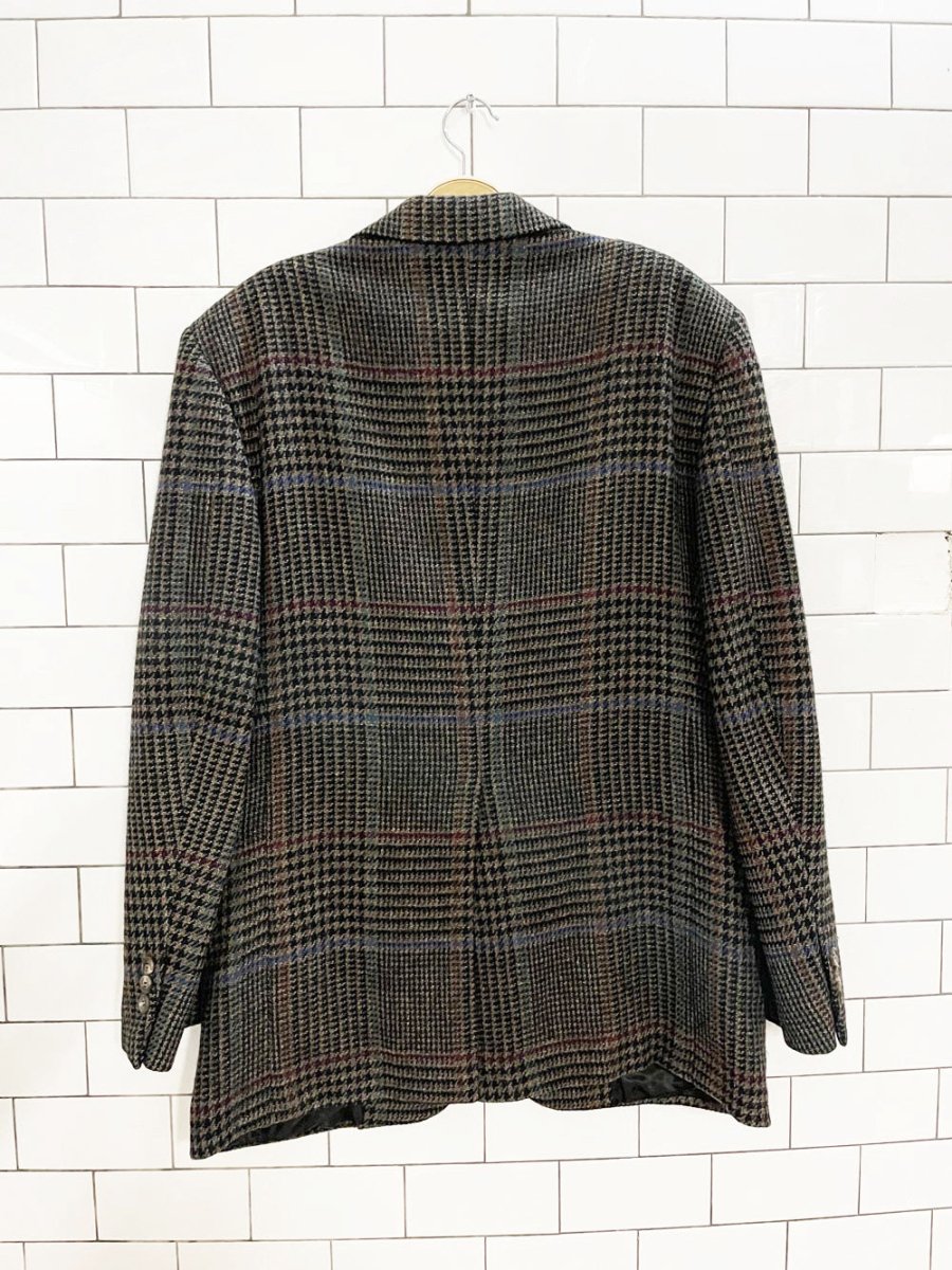 vintage polo ralph lauren 100% wool tweed blazer | union made - good market thrift store