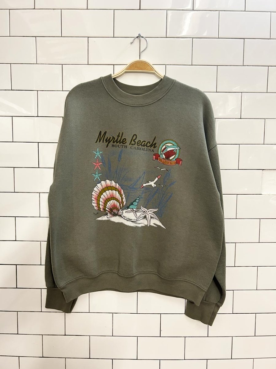 vintage 90s myrtle beach crew neck - good market thrift store
