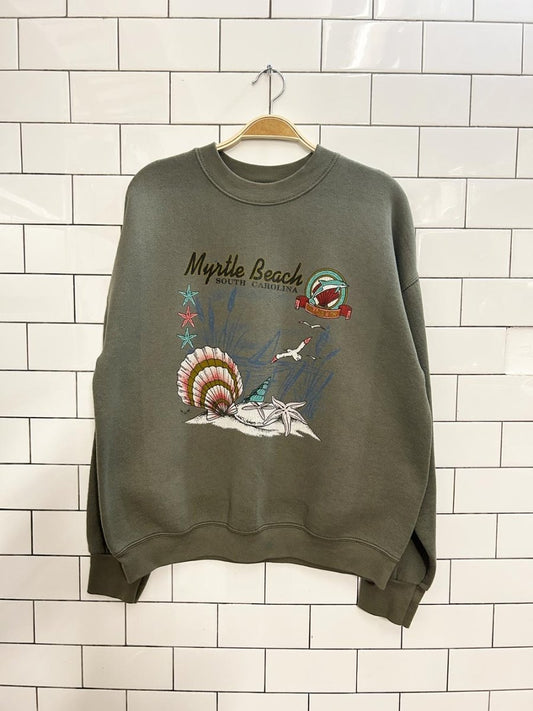vintage 90s myrtle beach crew neck - good market thrift store
