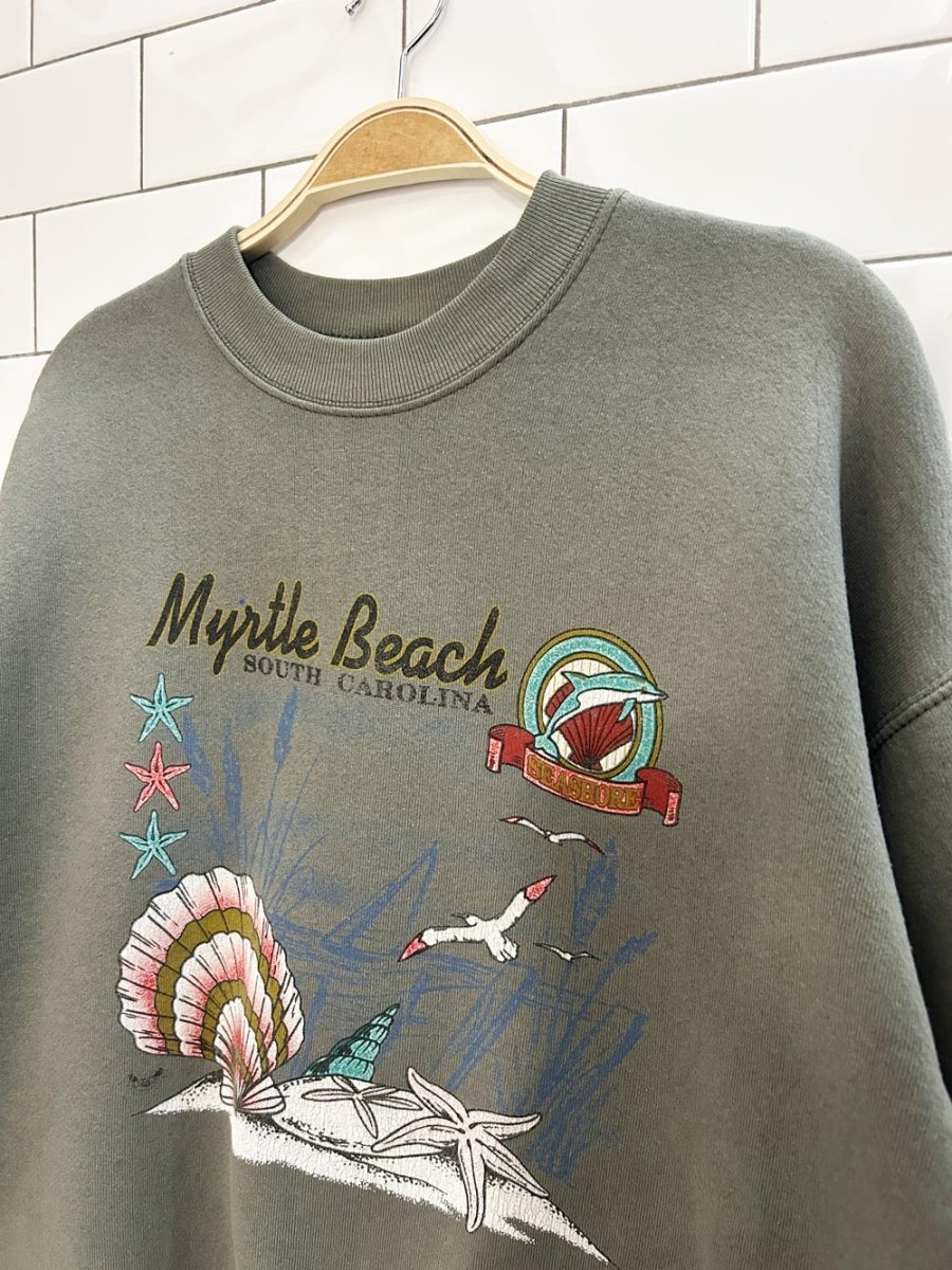 vintage 90s myrtle beach crew neck - good market thrift store