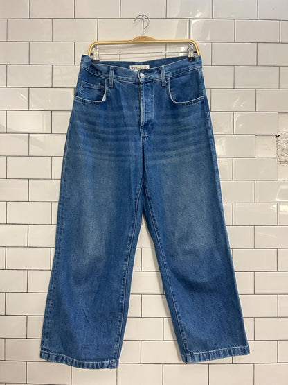 zara wide leg jeans - good market thrift store