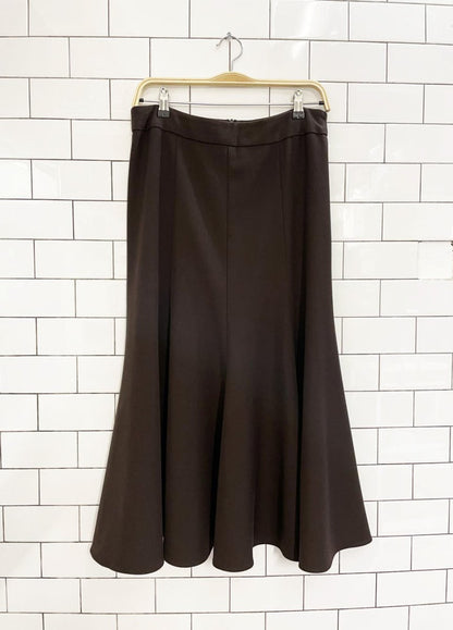 vintage 00s margaret m tulip hem midi skirt - good market thrift store