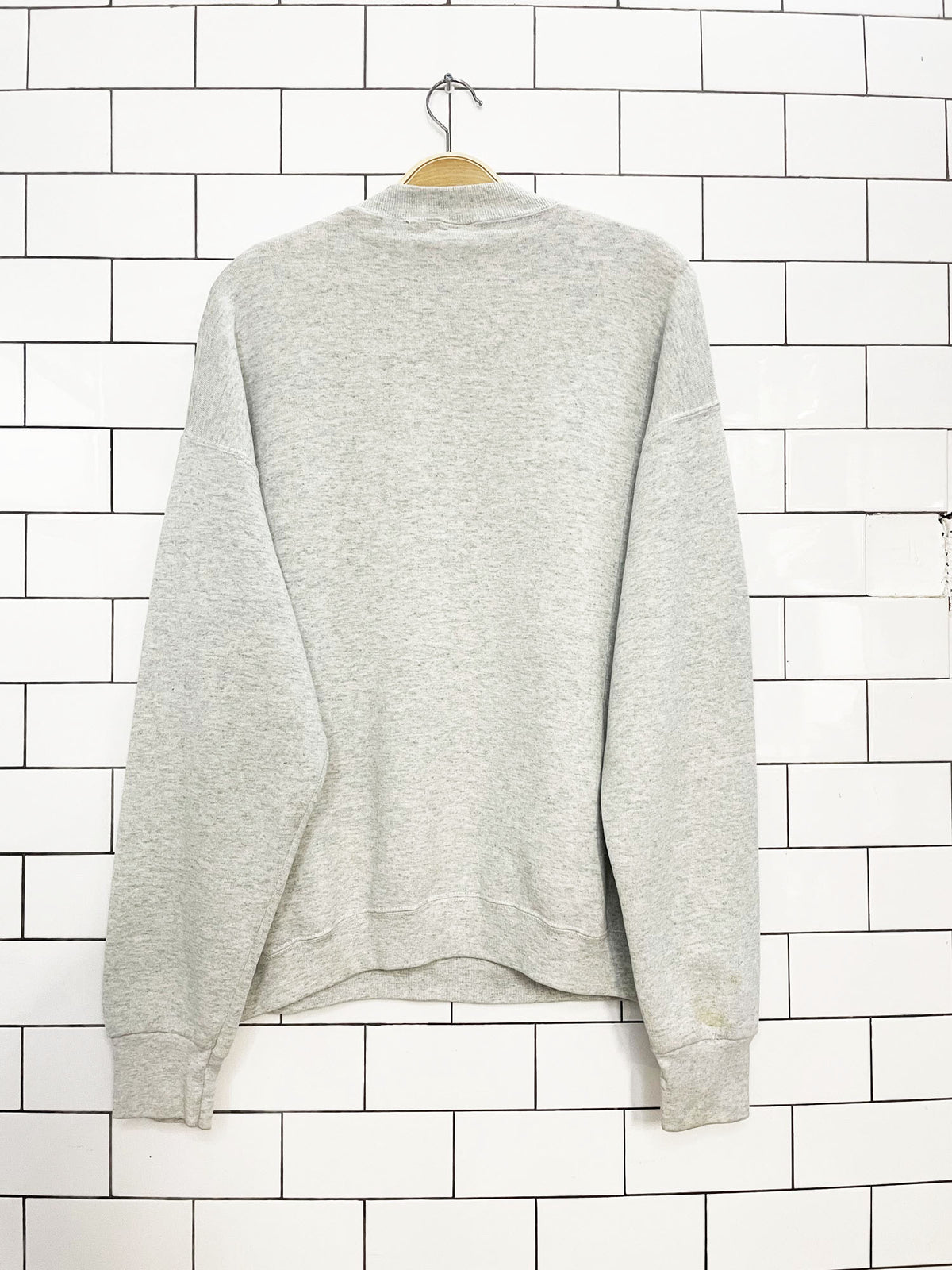 vintage new york city embroidered spell out sweatshirt | fruit of the loom