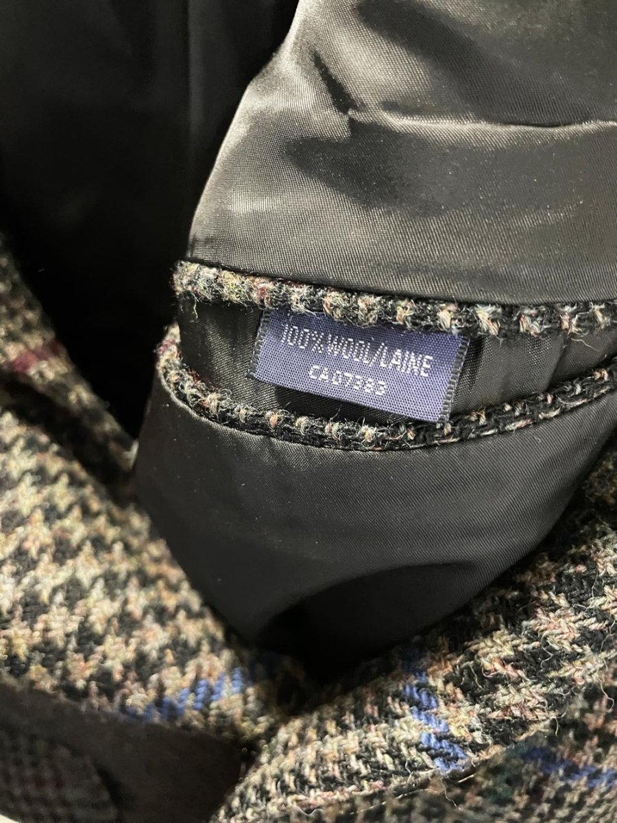 vintage polo ralph lauren 100% wool tweed blazer | union made - good market thrift store