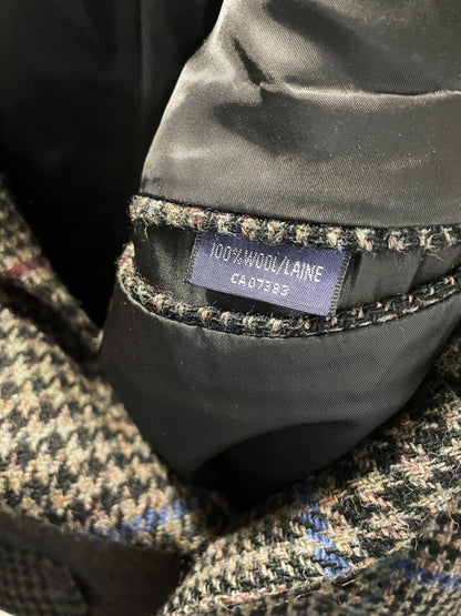 vintage polo ralph lauren 100% wool tweed blazer | union made - good market thrift store
