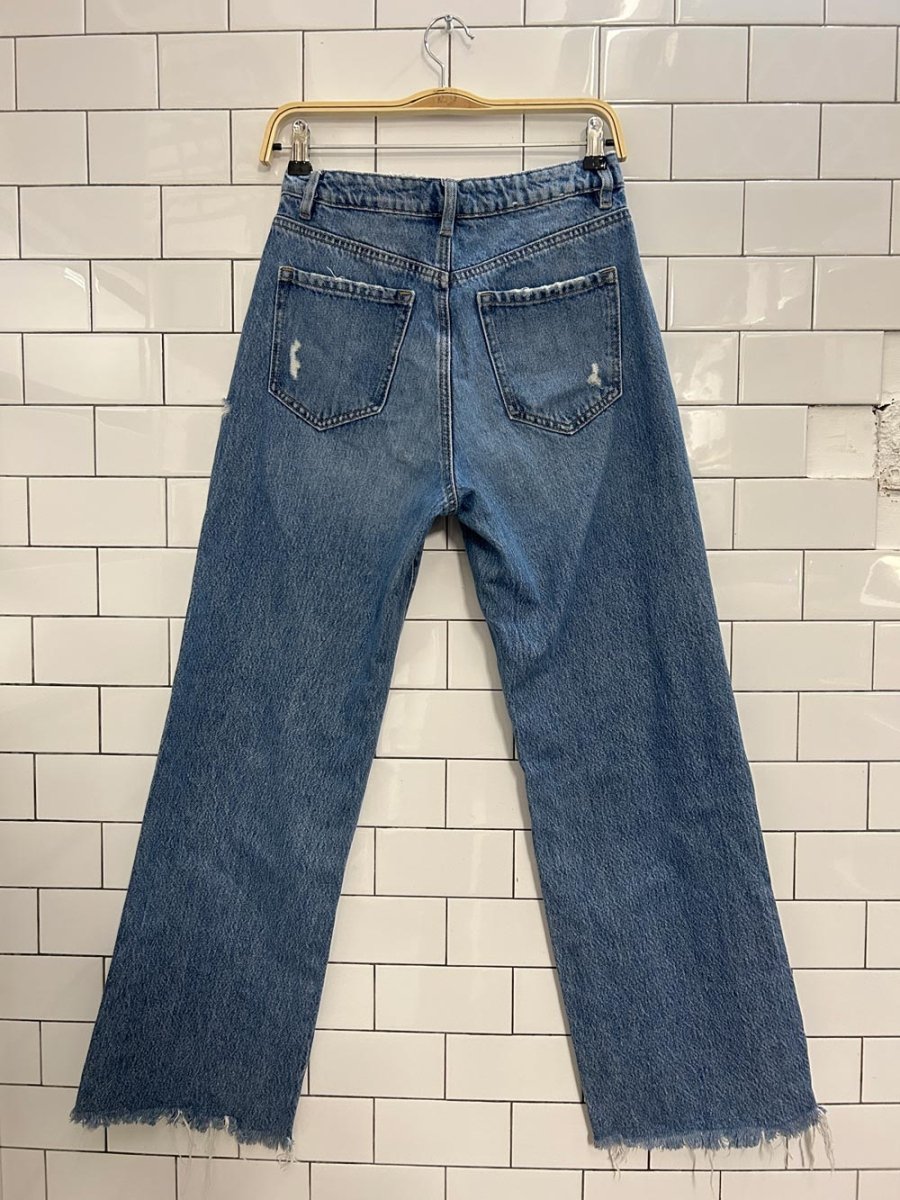 garage wide leg distressed jeans - good market thrift store