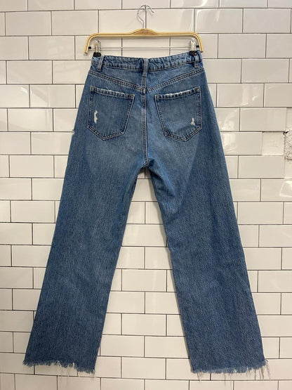 garage wide leg distressed jeans - good market thrift store