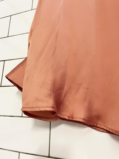 zara satin oversized shirt - good market thrift store