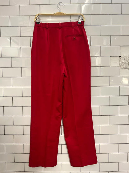 vintage 00s ll bean casual high - rise pleated trousers - good market thrift store