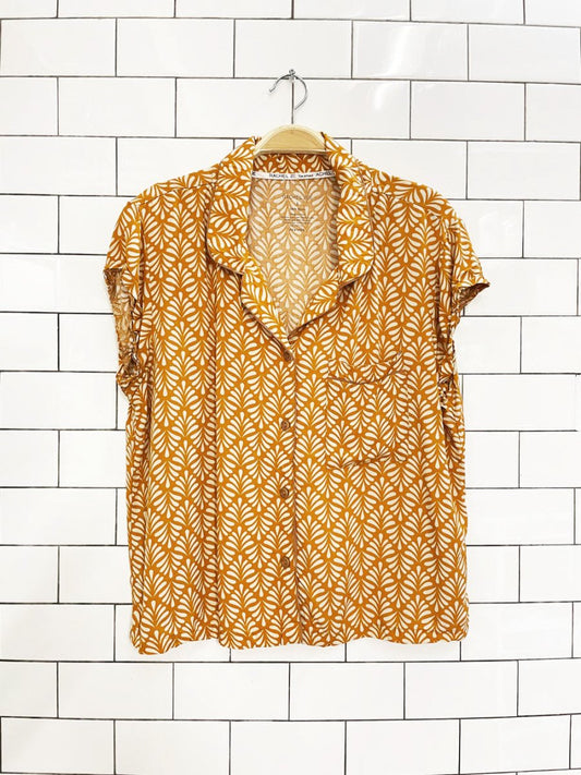 rachel zoe pj - style resort shirt - good market thrift store