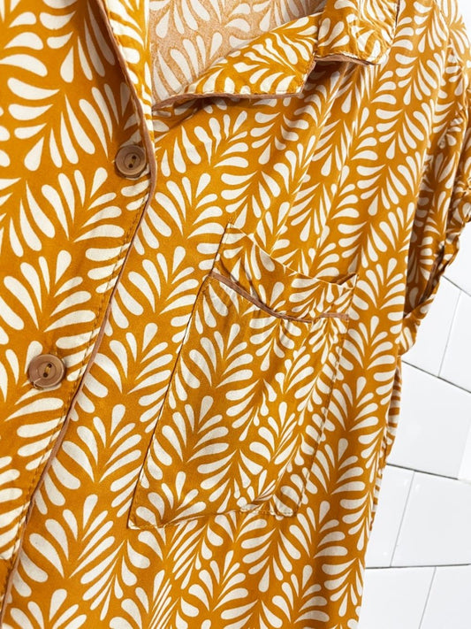 rachel zoe pj - style resort shirt - good market thrift store