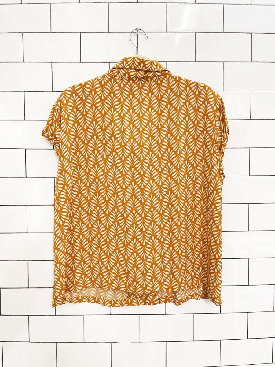 rachel zoe pj - style resort shirt - good market thrift store