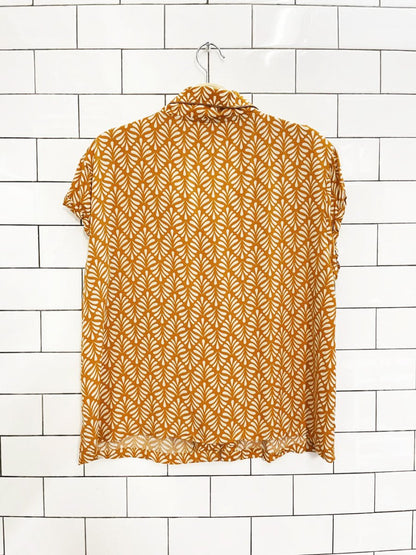 rachel zoe pj - style resort shirt - good market thrift store