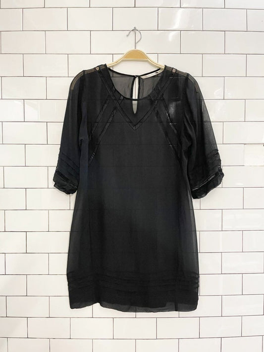 twelfth street by cynthia vincent 100% silk chiffon top - good market thrift store