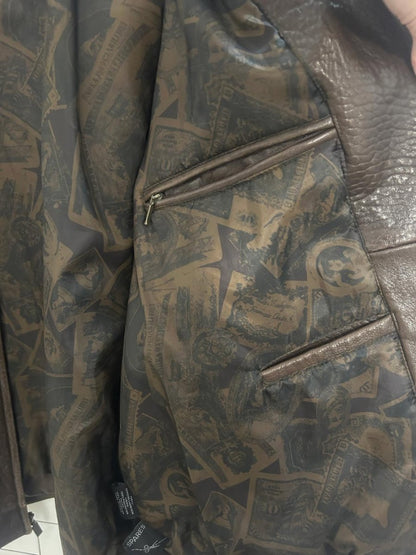 vintage 00s round tree & yorke soft leather jacket - good market thrift store