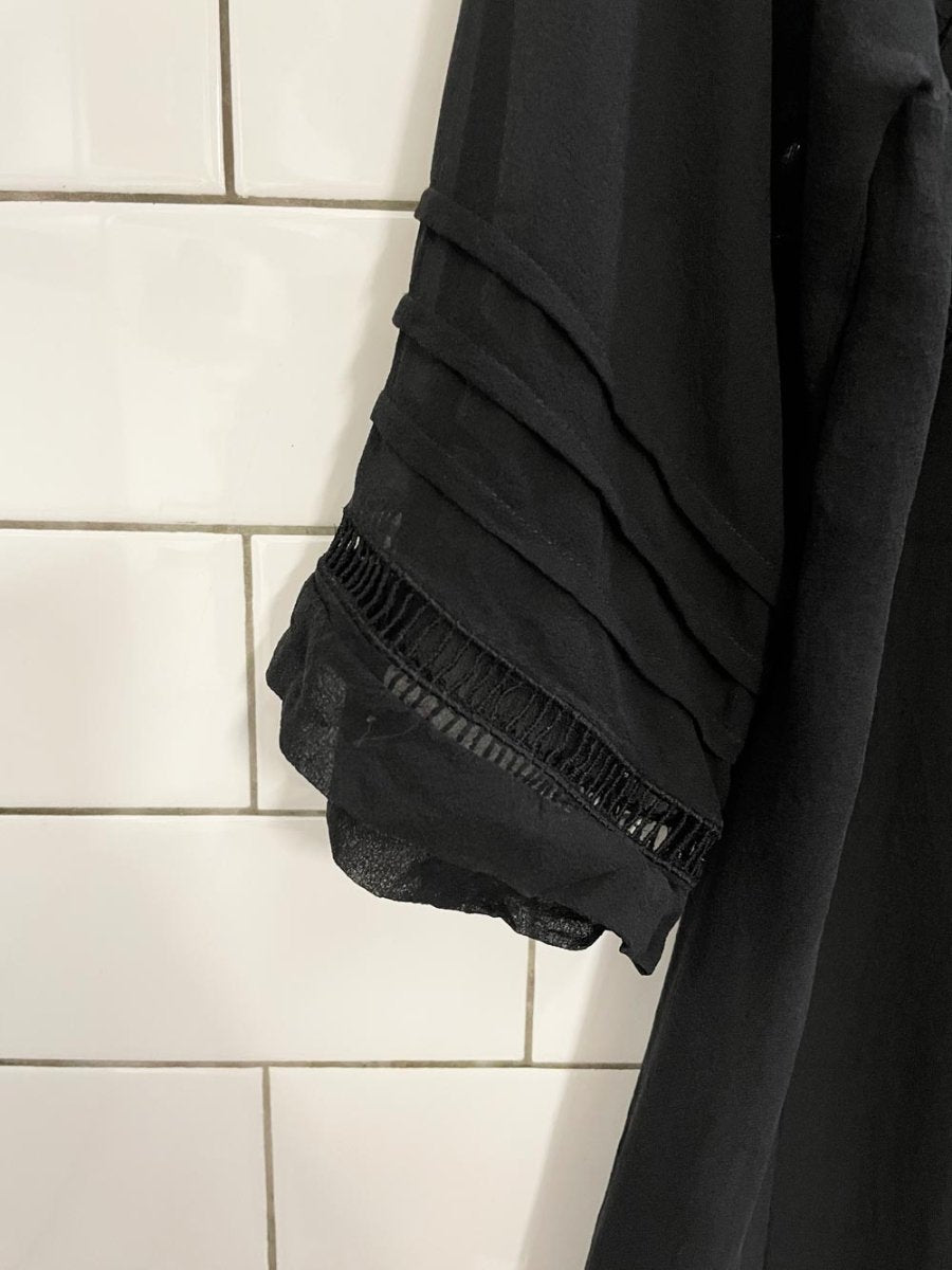 twelfth street by cynthia vincent 100% silk chiffon top - good market thrift store