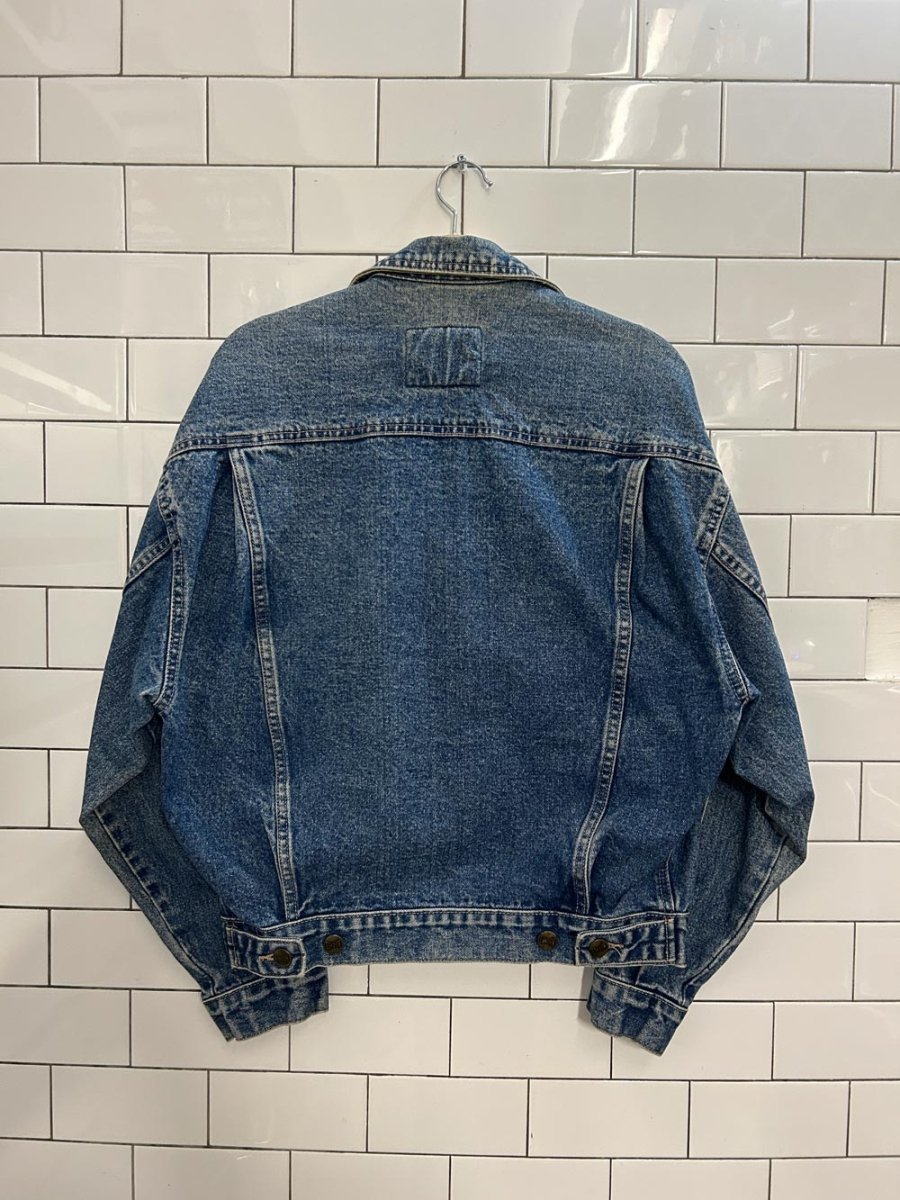vintage 90s linson trucker denim jacket - good market thrift store
