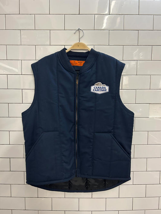 vintage red kap canada cartage liner vest - good market thrift store