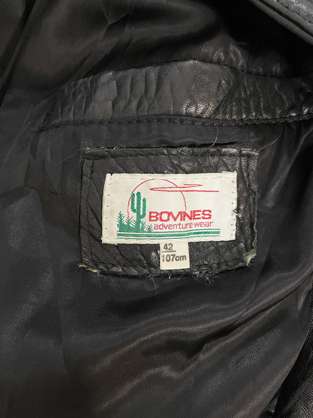 vintage bovines adventure wear pebble butter leather bomber jacket
