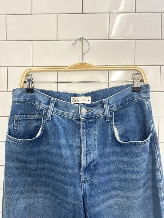 zara wide leg jeans - good market thrift store