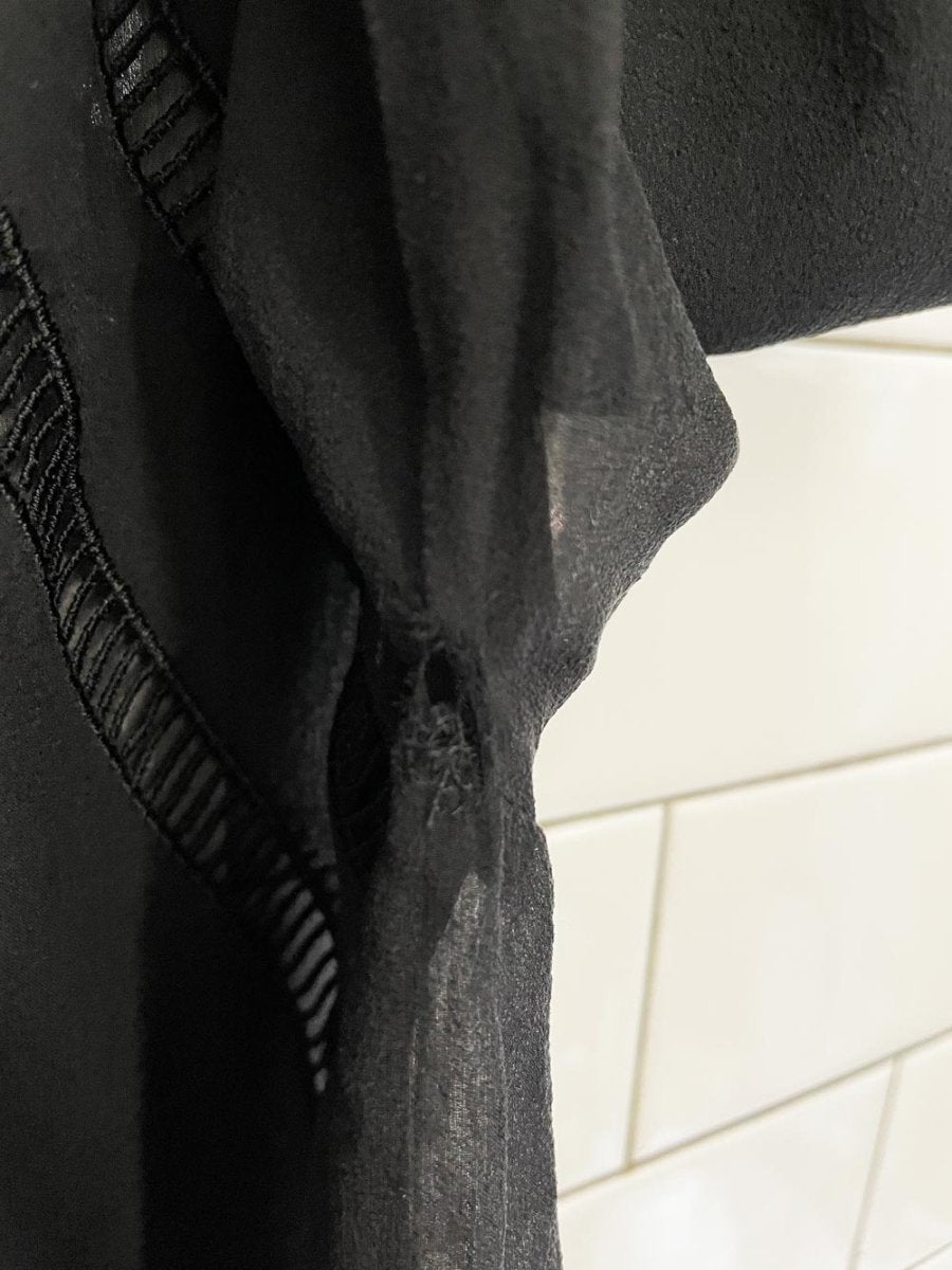 twelfth street by cynthia vincent 100% silk chiffon top - good market thrift store