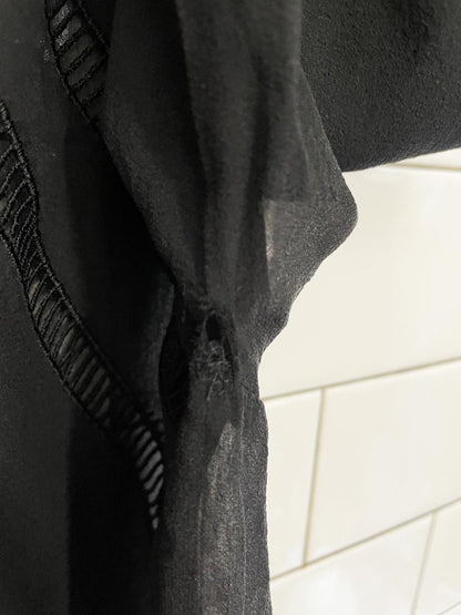 twelfth street by cynthia vincent 100% silk chiffon top - good market thrift store