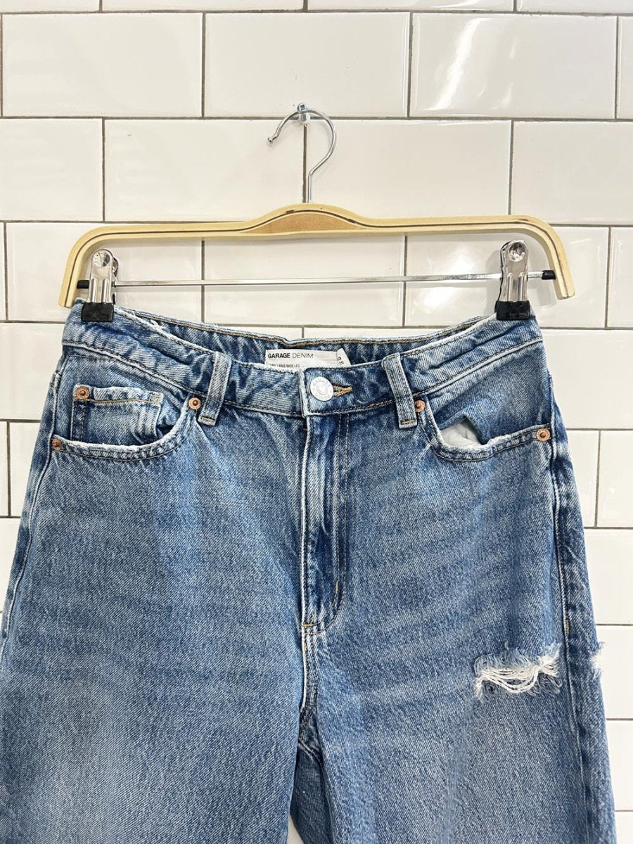 garage wide leg distressed jeans - good market thrift store