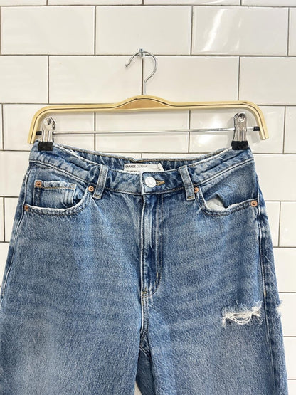 garage wide leg distressed jeans - good market thrift store
