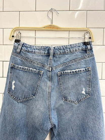 garage wide leg distressed jeans - good market thrift store