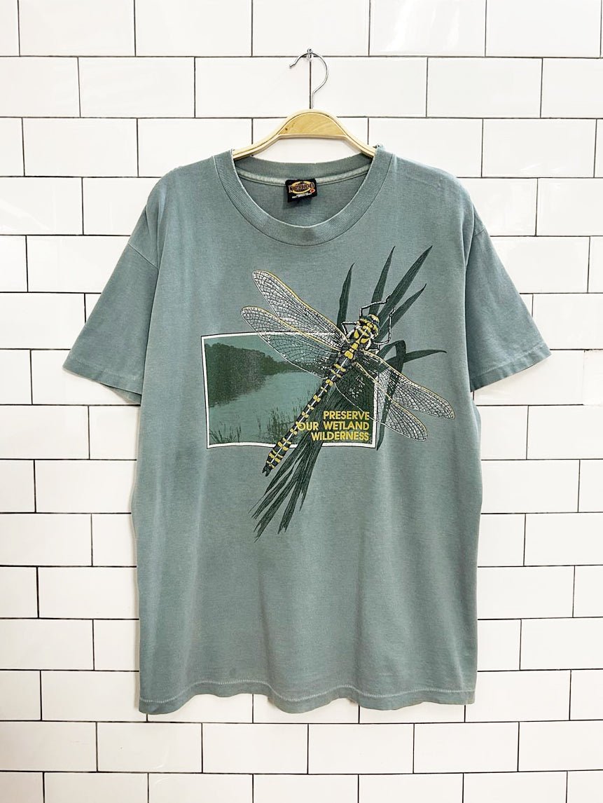 vintage 90s northbound wetland preservation tee - good market thrift store