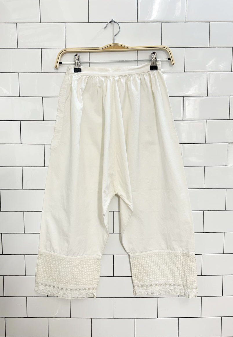 vintage 100% cotton pantaloon bloomers - good market thrift store