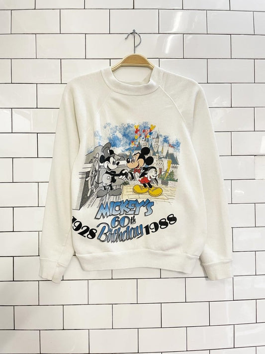 vintage 80s mickey mouse crewneck sweatshirt | disney | made in USA - good market thrift store