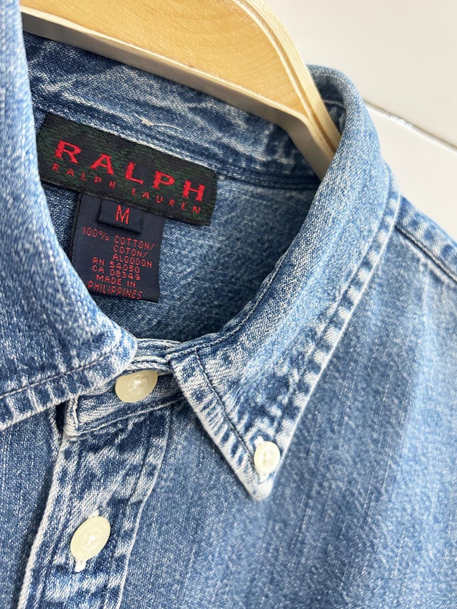 vintage 00s ralph lauren denim shirt - good market thrift store