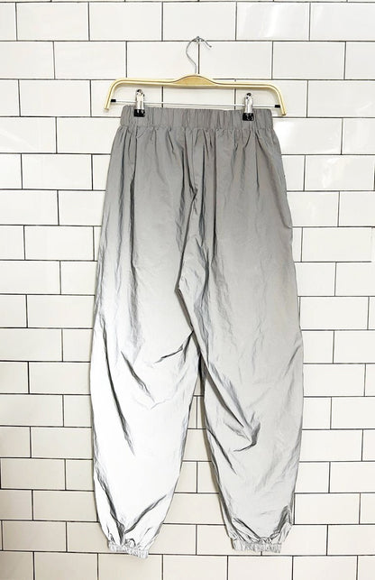 y2k high waisted hi - vis utility pants - good market thrift store