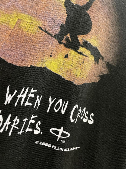 vintage 90s flux sologear skate/snowboard tee - good market thrift store