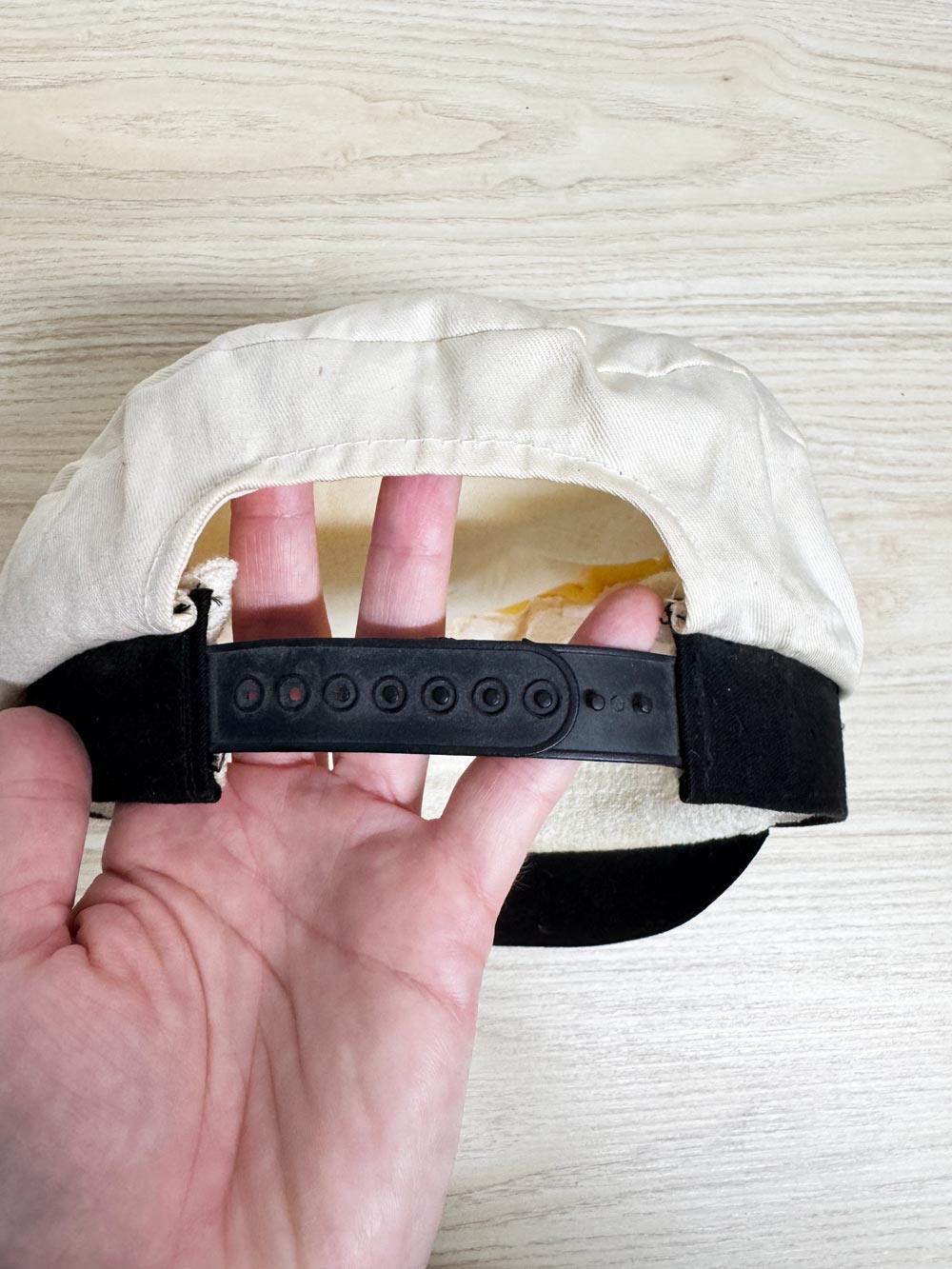 vintage 80s niagara falls rope trim captains hat