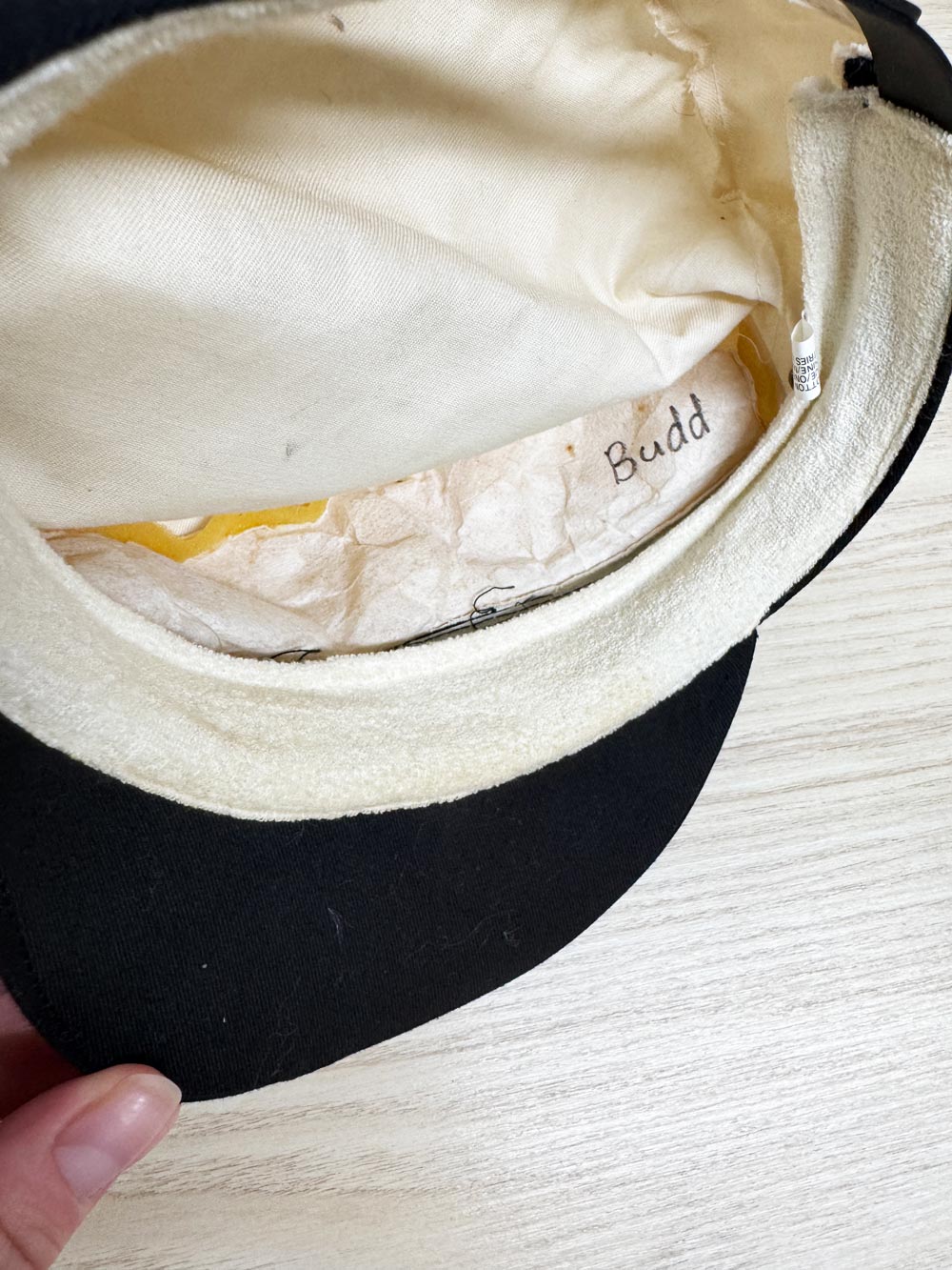 vintage 80s niagara falls rope trim captains hat