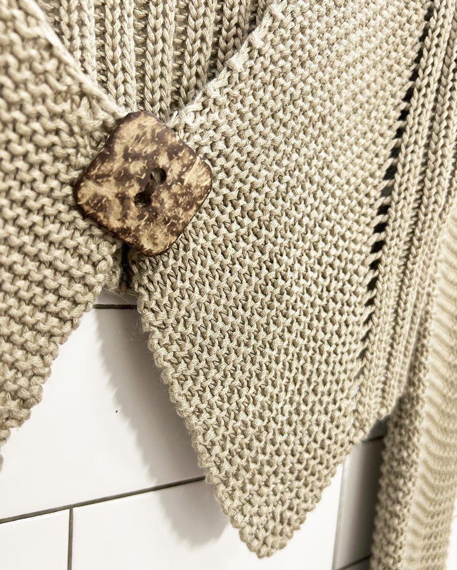 vintage 00s lana lee knit cardigan top - good market thrift store