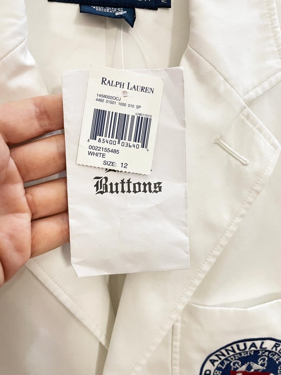 nwt ralph lauren blue label regatta crest pocket blazer - good market thrift store