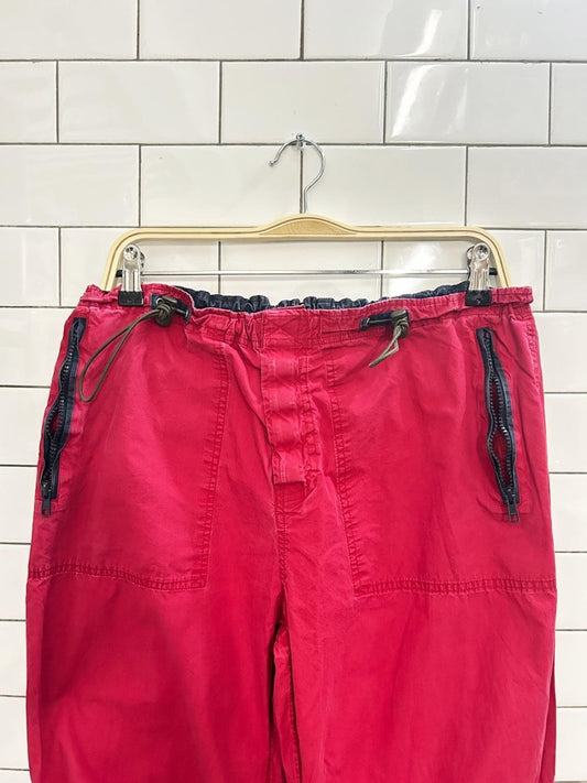 vintage 00s bluenotes parachute pants - good market thrift store
