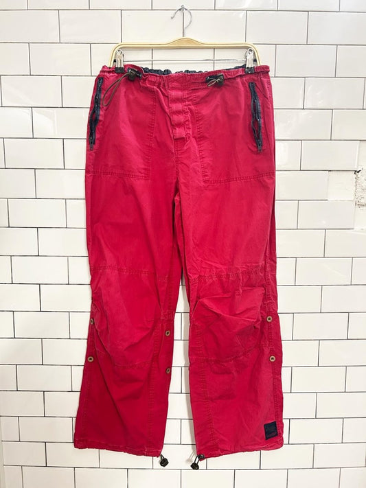 vintage 00s bluenotes parachute pants - good market thrift store