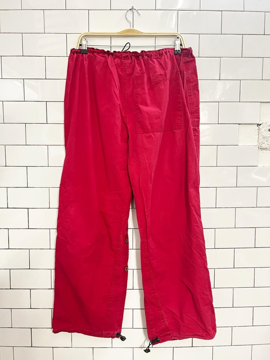 vintage 00s bluenotes parachute pants - good market thrift store