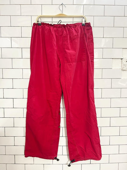 vintage 00s bluenotes parachute pants - good market thrift store